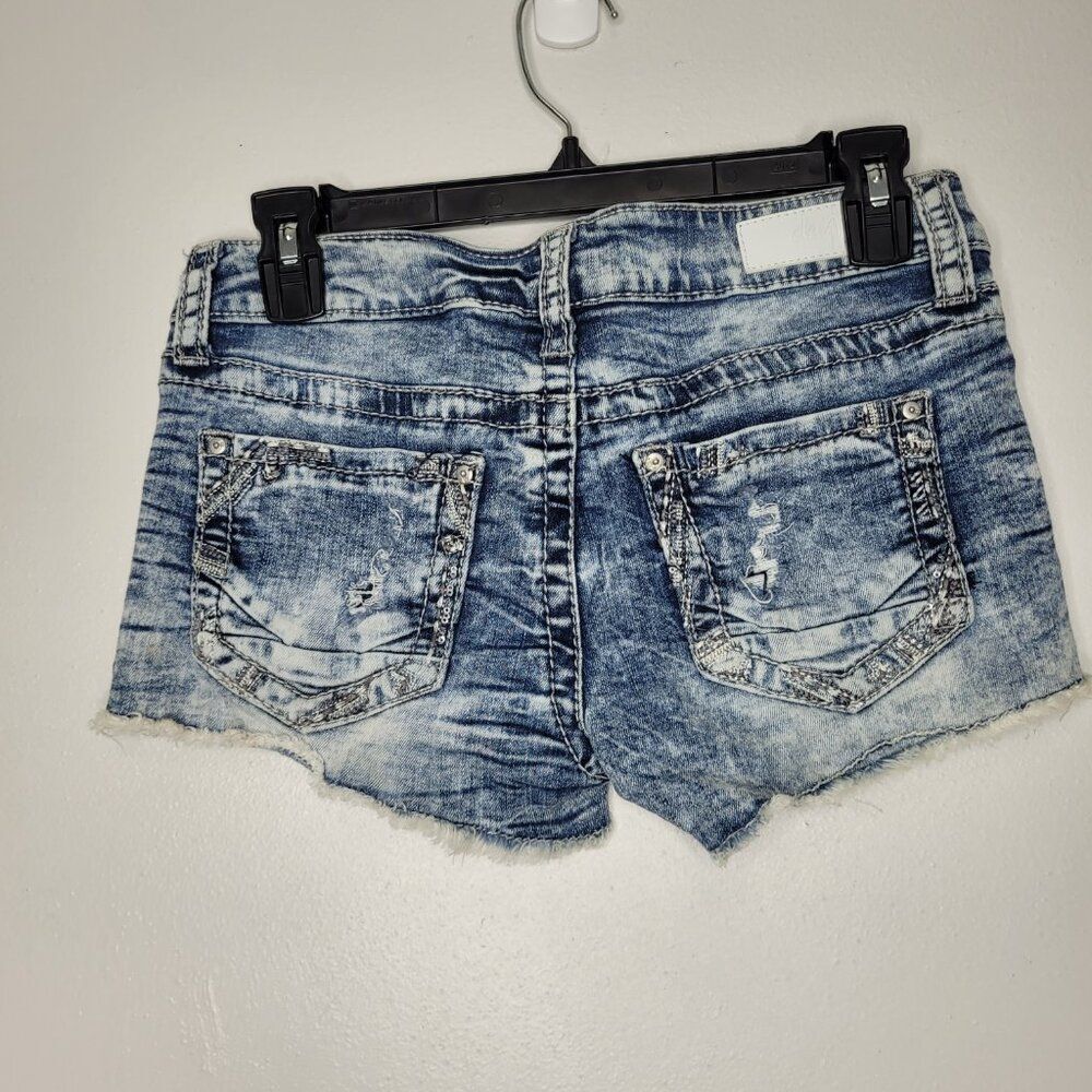 Daytrip Lynx grunge acid wash short mini bimbocore shorts size 26